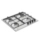 Thermogatz TGS 9040 IX Εστία Φυσικού Αερίου Αυτόνομη Inox 58x51εκ. Ασημί